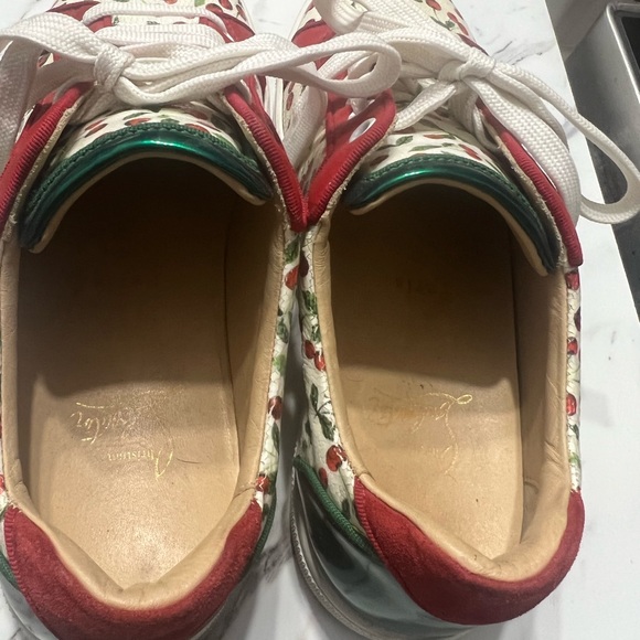 Authentic Christian louboutin cherry sneakers - Picture 2 of 4